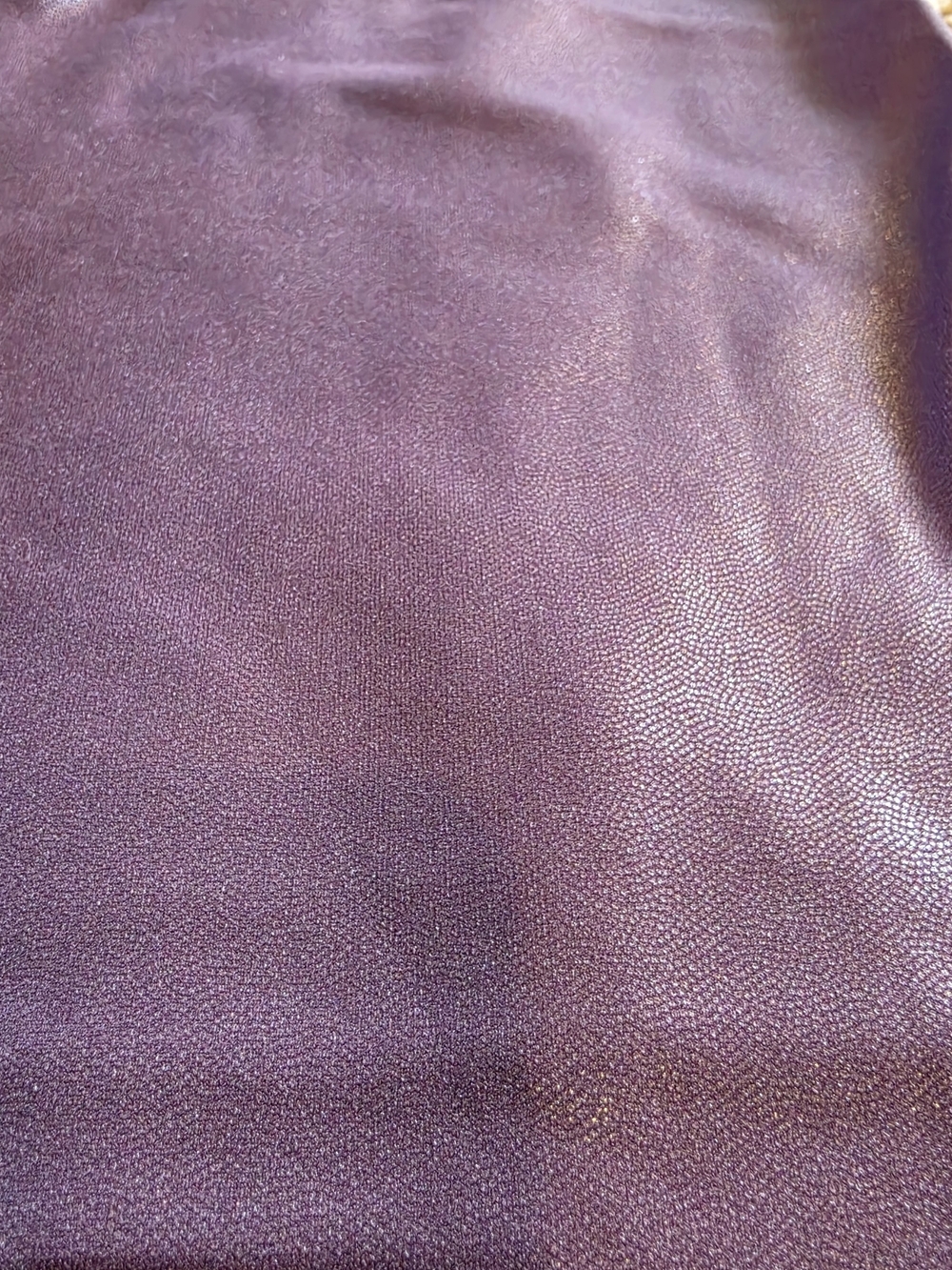 ZYIA Shimmer Plum Ankle Leggings Size 12 - Picture 5 of 6